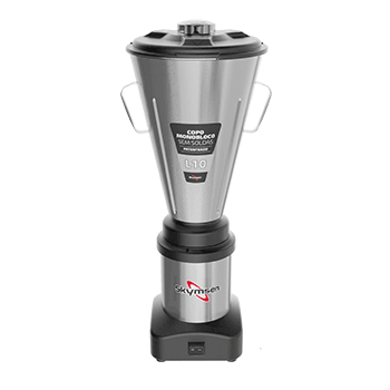 Liquidificador Comercial Inox, Copo Monobloco Inox L10